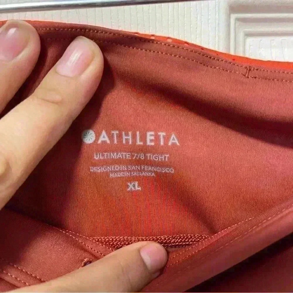 Athleta Ultimate Stash Pocket 7/8 Tight Leggings Sz XL - Picture 8 of 9